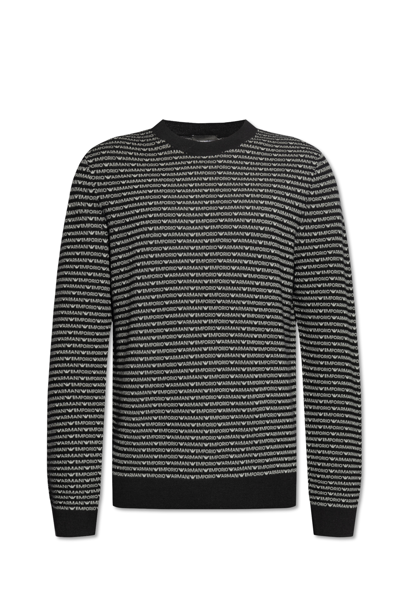 Emporio Armani Monogrammed sweater | Men's Clothing | Vitkac